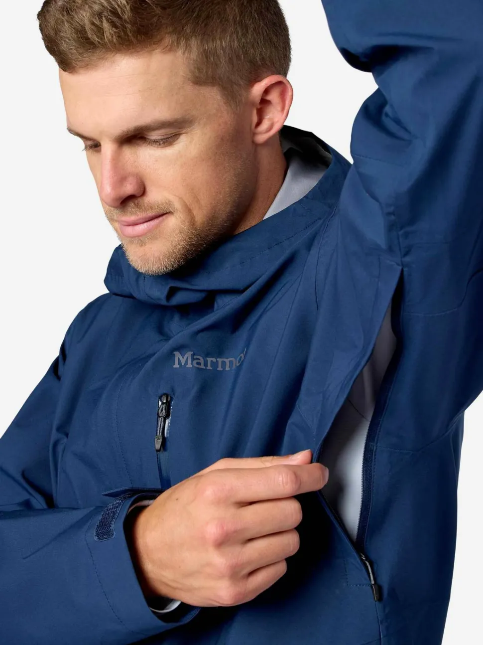 Marmot Men's Precip Evo Pro Jacket Nightfall Navy