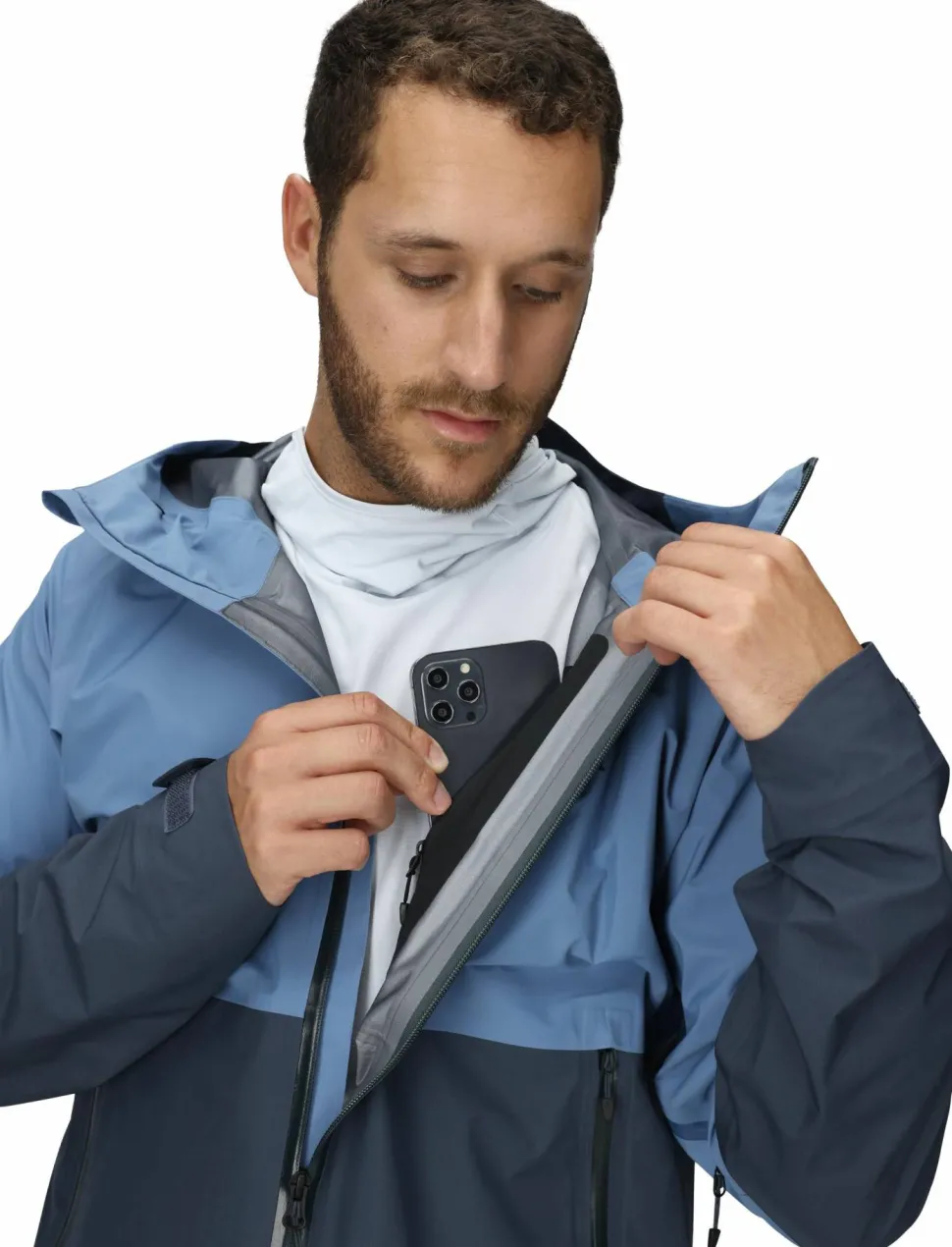 Marmot Men's Seeker Goretex Jacket Rain Cloud/thunderhead