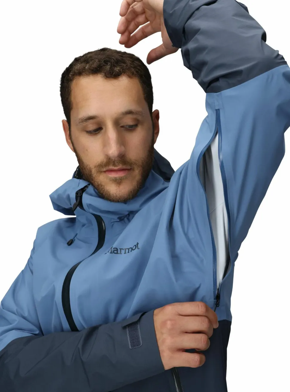 Marmot Men's Seeker Goretex Jacket Rain Cloud/thunderhead