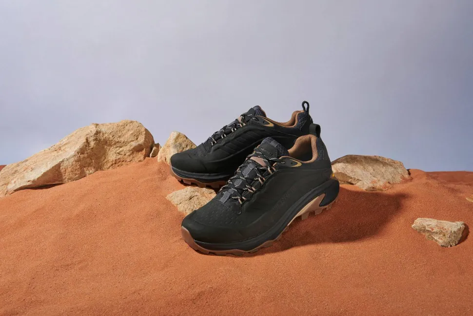 Merrell Men's Moab Speed 2 Leather Waterproof Black