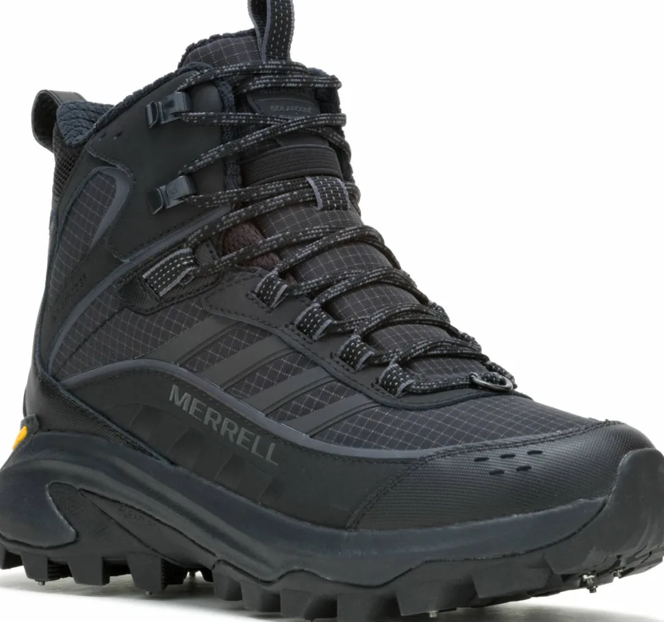 Merrell Men's Moab Speed 2 Thermo Mid Waterproof Spk Triple Black