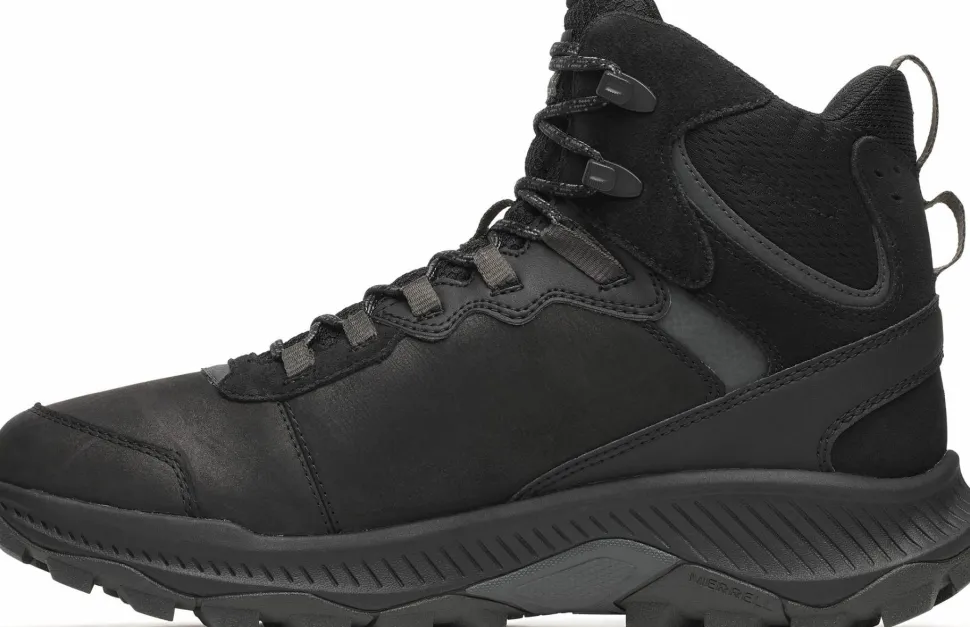 Merrell Men's Speed Strike 2 Leather Thermo Mid Waterproof Black