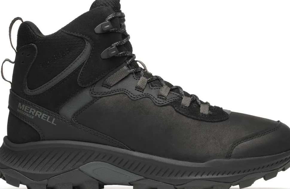 Merrell Men's Speed Strike 2 Leather Thermo Mid Waterproof Black