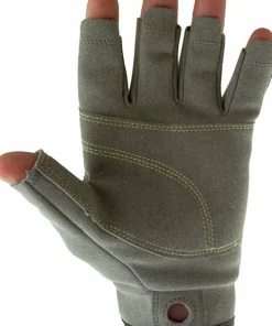 Metolius Climbing Talon Belay Glove 3/4 Gray/olive