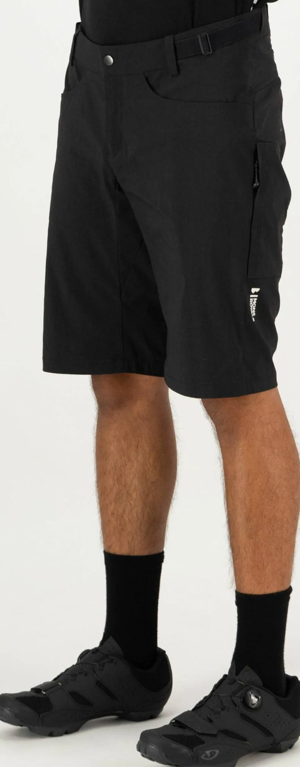 Mons Royale Men's Diversion Merino Trail Shorts Black