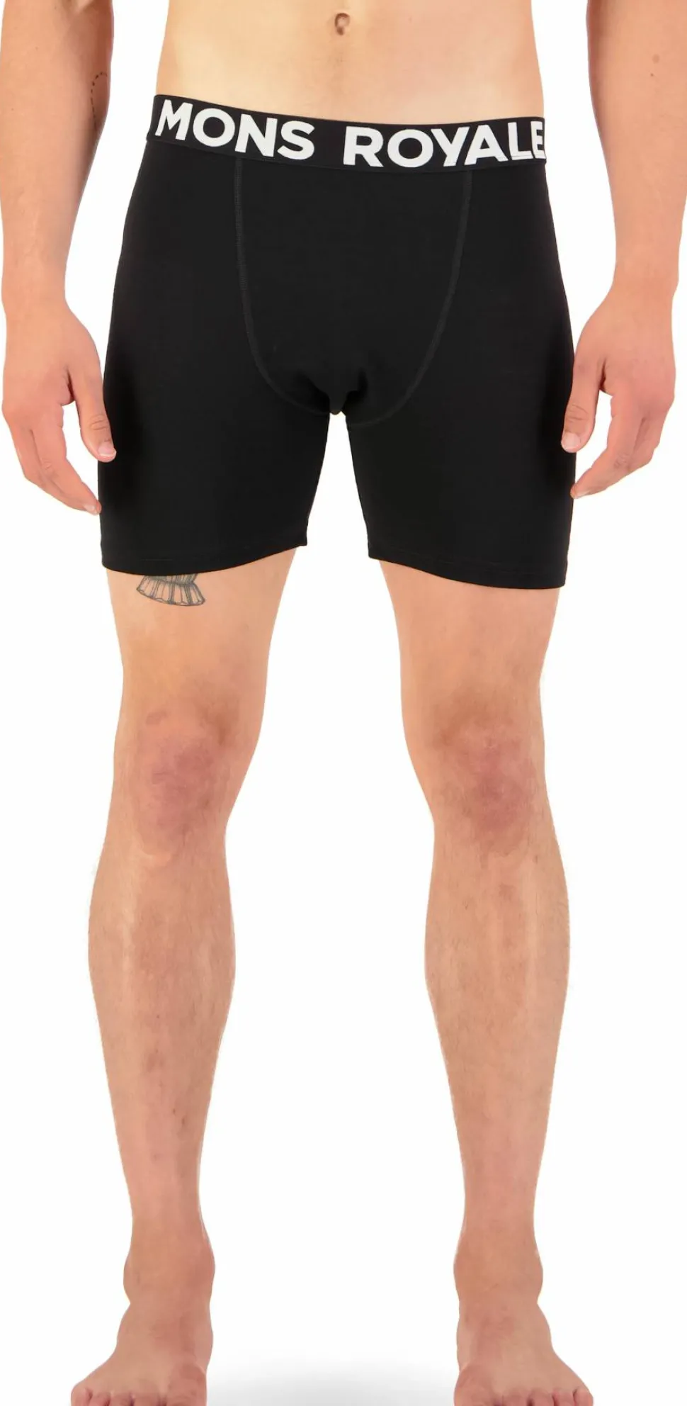 Mons Royale Men's Hold 'Em Boxer Black