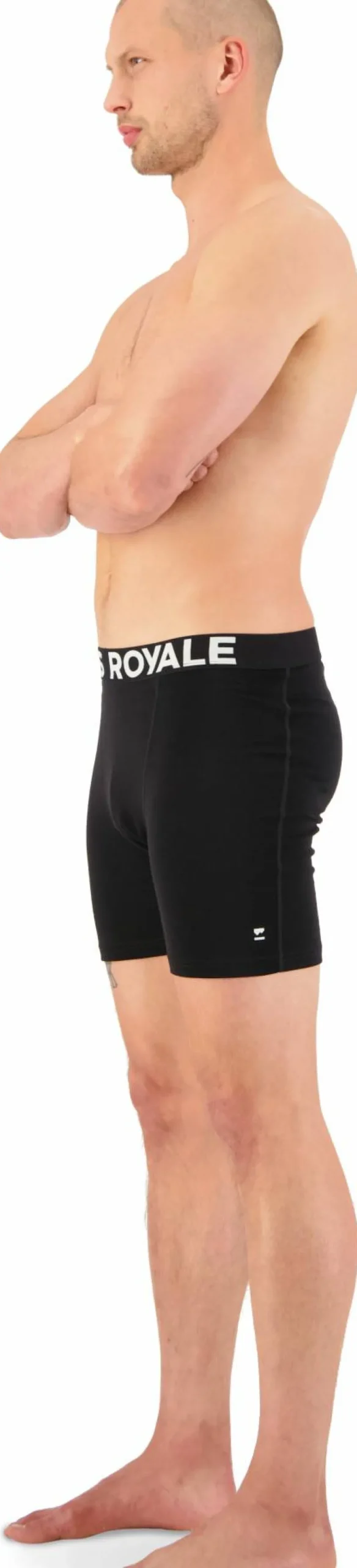 Mons Royale Men's Hold 'Em Boxer Black
