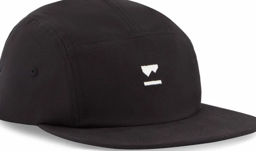 Mons Royale Ridgeline 5 Panel Cap Black