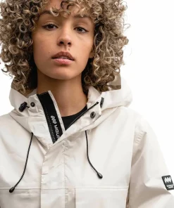 Mountain Works Unisex Utility Hybrid Rain Jacket Ivory