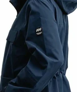 Mountain Works Unisex Utility Hybrid Rain Jacket Dress Blue