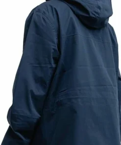 Mountain Works Unisex Utility Hybrid Rain Jacket Dress Blue