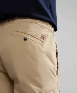 Napapijri Men's Dease Bermuda Shorts Beige Cornstalk