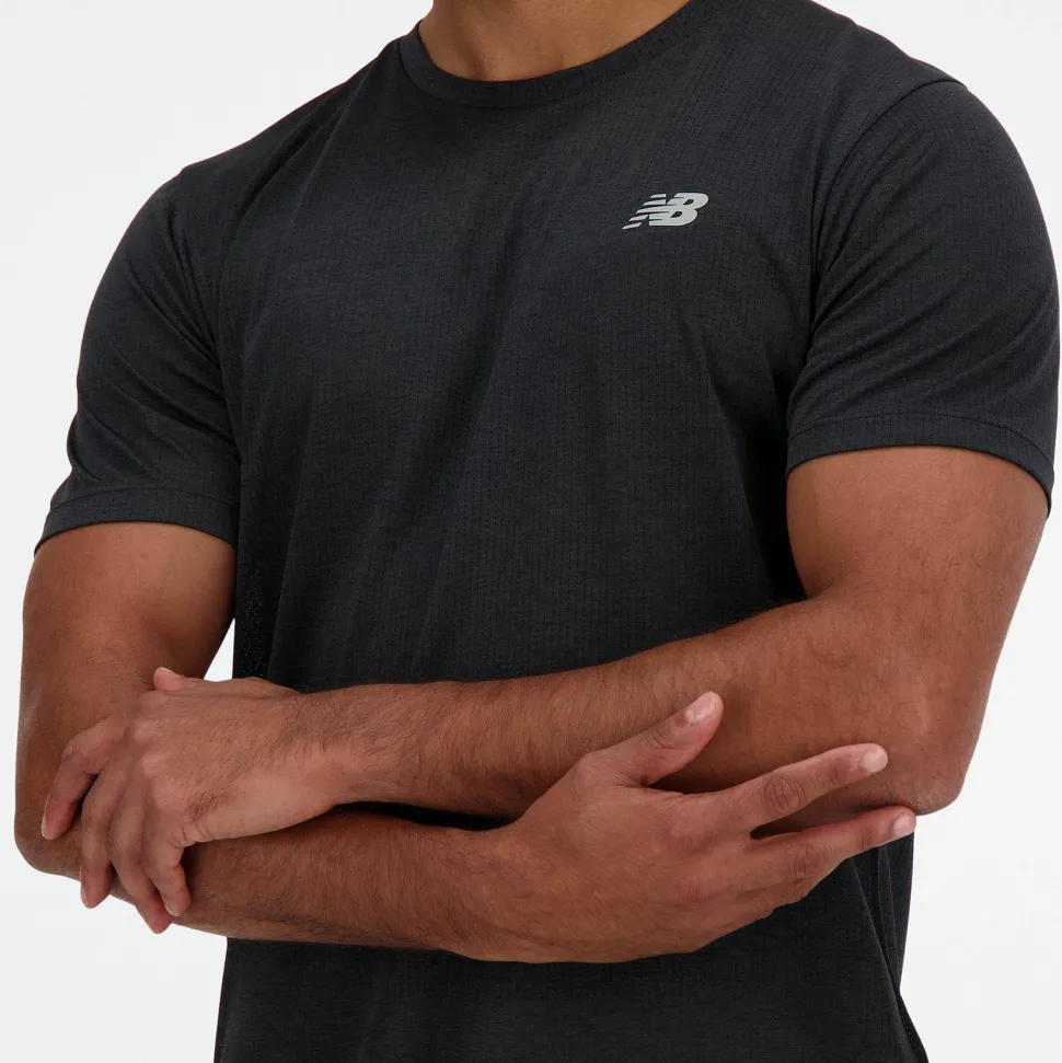 New Balance Men's Athletics T-Shirt Black