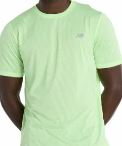 New Balance Men's Athletics T-Shirt Afterglow Heather