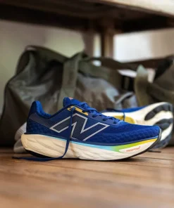 New Balance Men's Freshfoam X 1080v14 Inkwell with Silver Metallic and Ginger Lemon