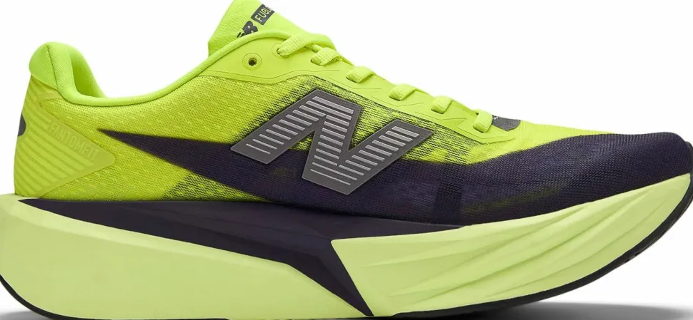 New Balance Men's FuelCell Rebel V5 Alkaline Green / Boysenberry / Dark Silver Metallic