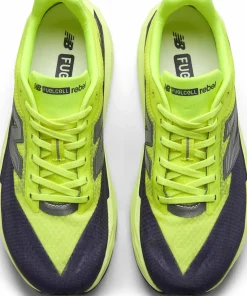 New Balance Men's FuelCell Rebel V5 Alkaline Green / Boysenberry / Dark Silver Metallic