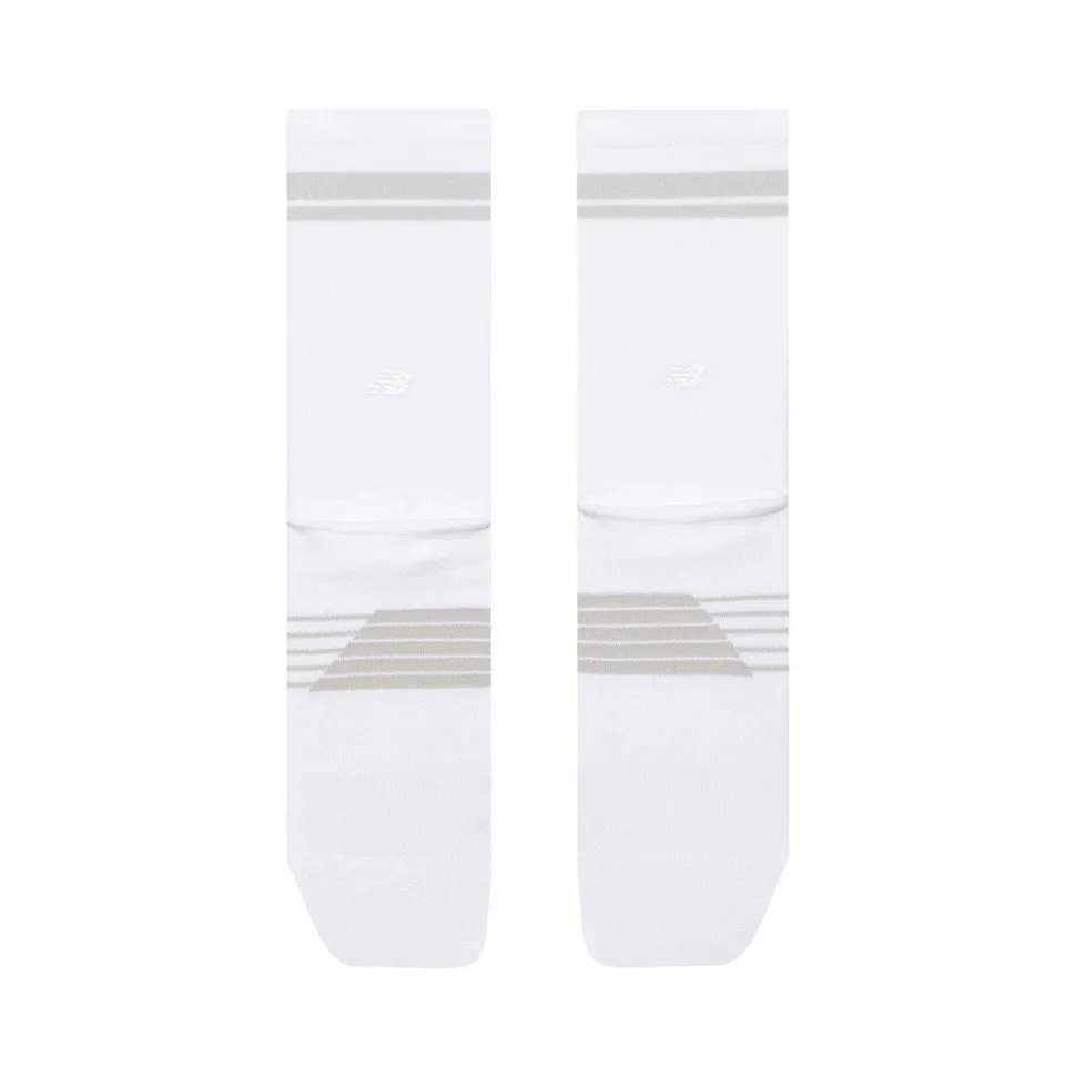 New Balance Pro Run Crew Socks 1 Pair White