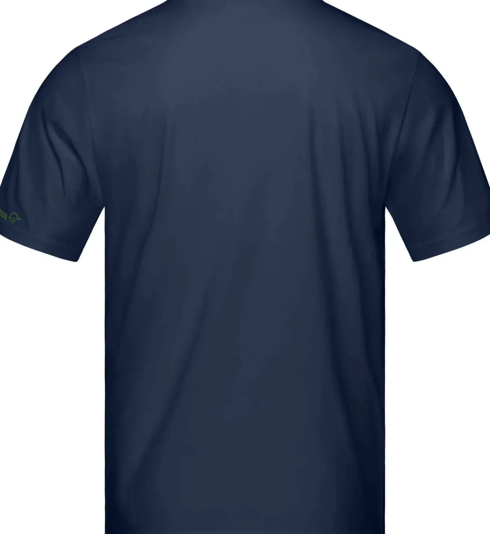 Norrøna Men's /29 Cotton Activity Embroidery T-Shirt Indigo Night