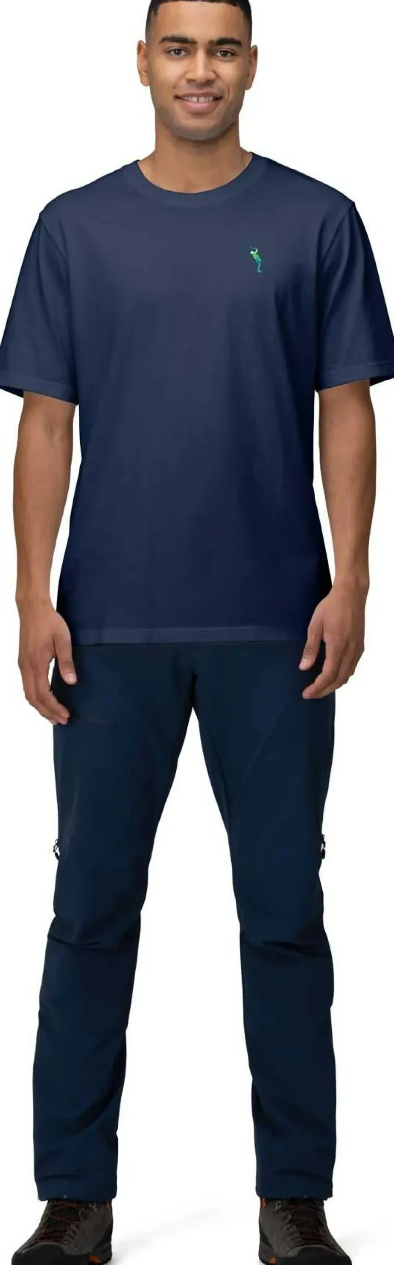 Norrøna Men's /29 Cotton Activity Embroidery T-Shirt Indigo Night