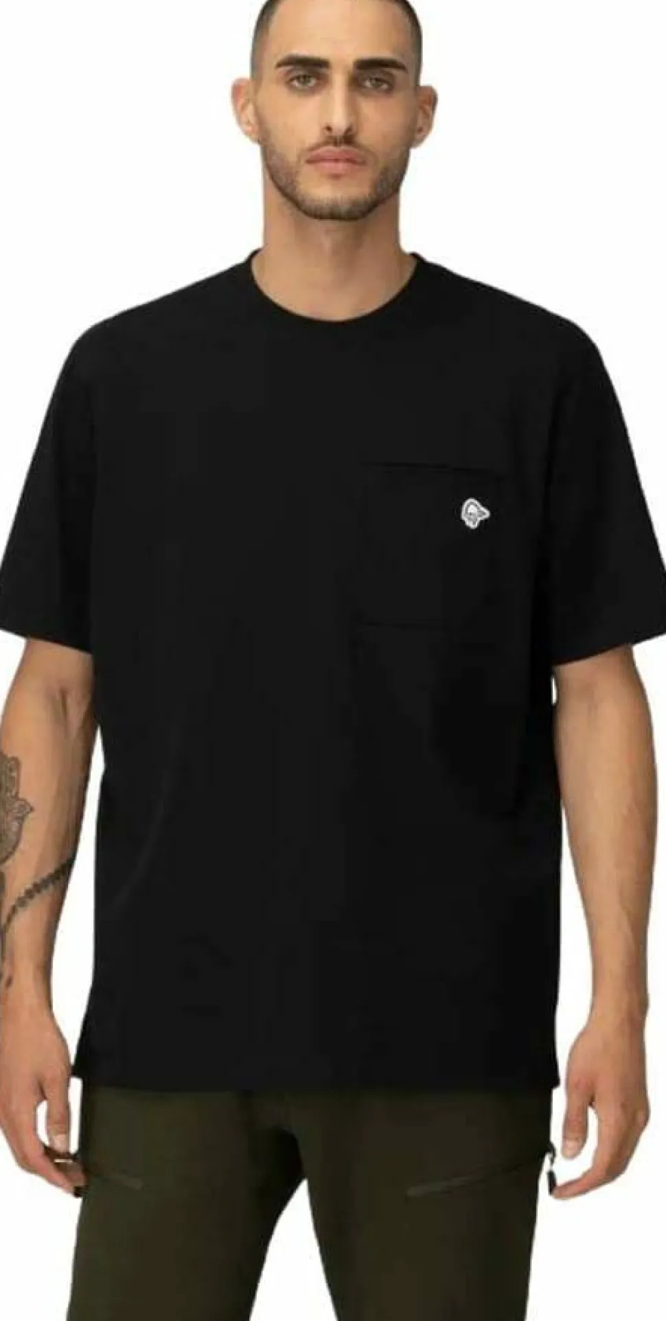 Norrøna Men's /29 Cotton Pocket T-shirt Caviar