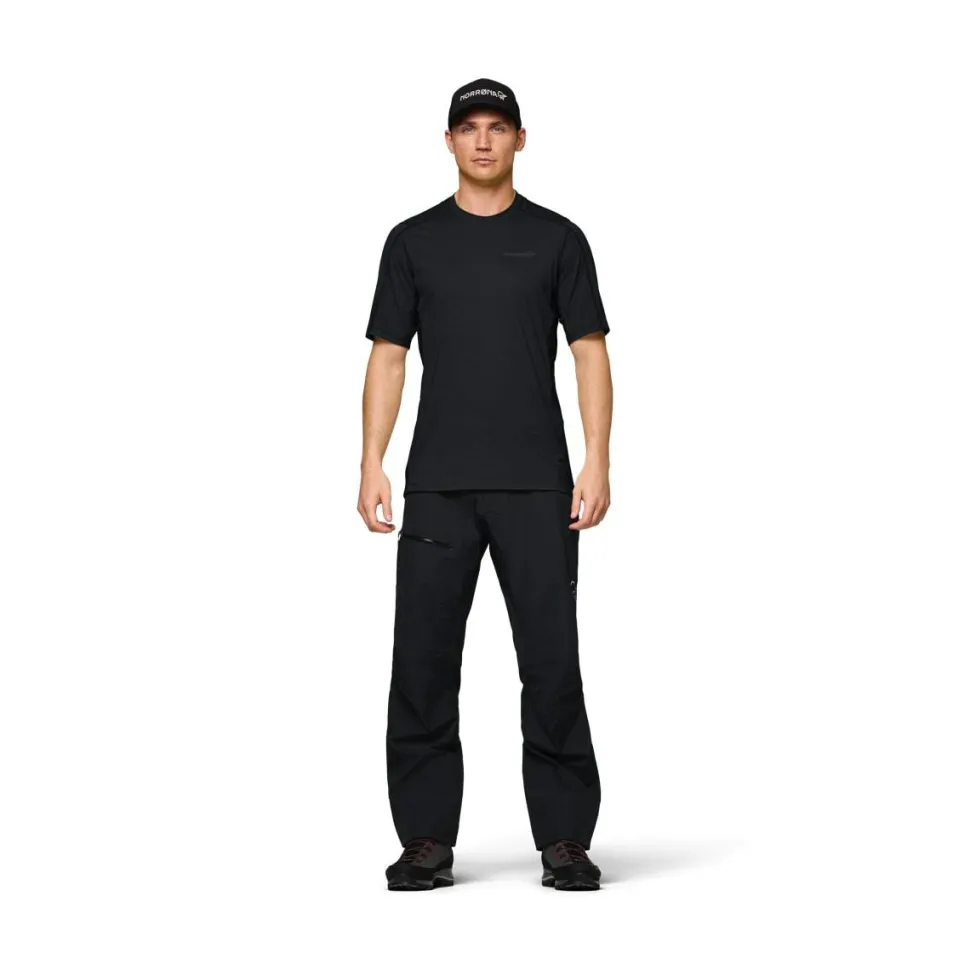Norrøna Men's Falketind EqualiserUll T-shirt Caviar Black