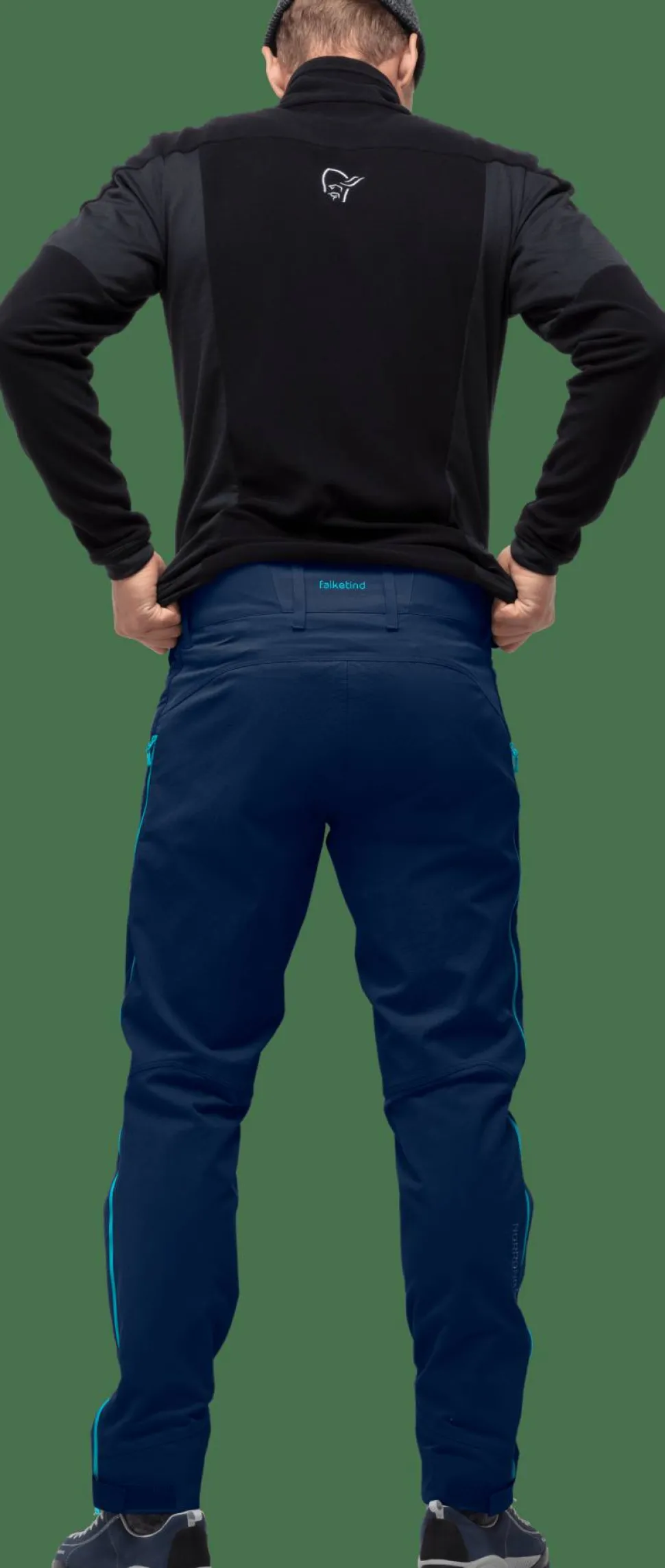 Norrøna Men's Falketind Flex1 Heavy Duty Pants Indigo Night/Hawaiian surf