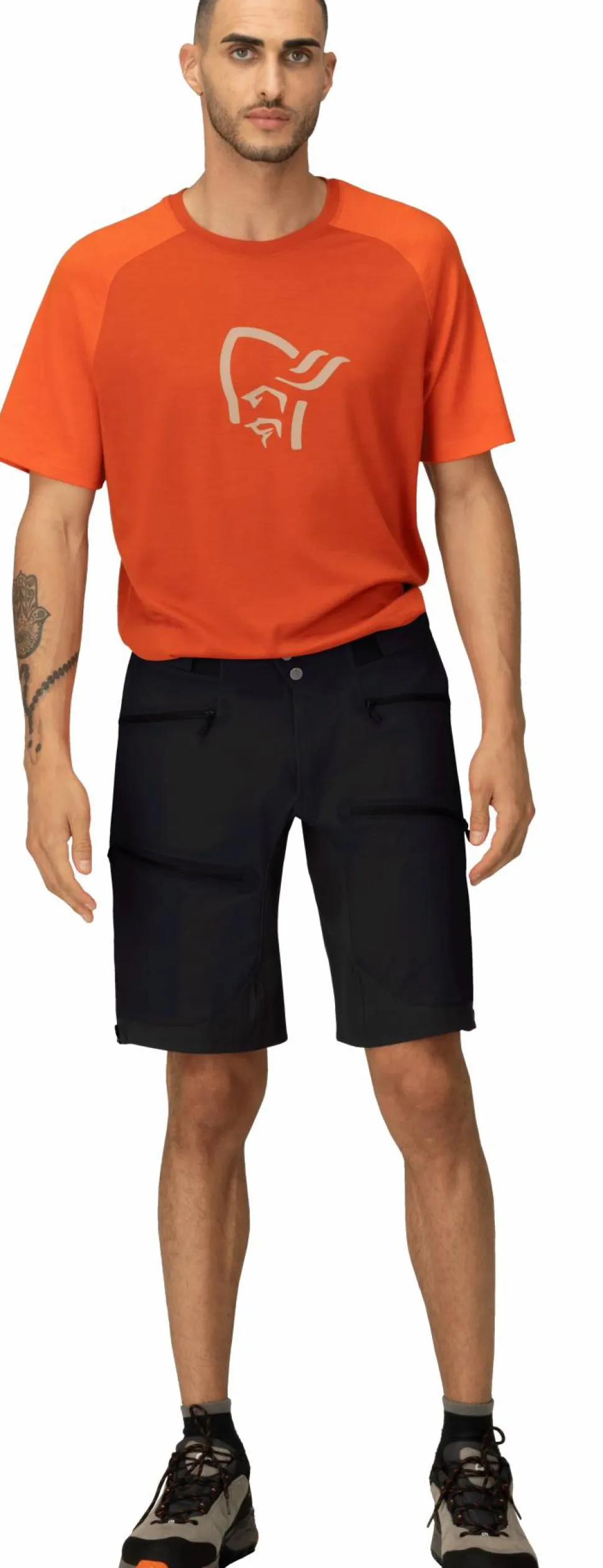 Norrøna Men's Falketind Flex1 Tech Shorts Caviar