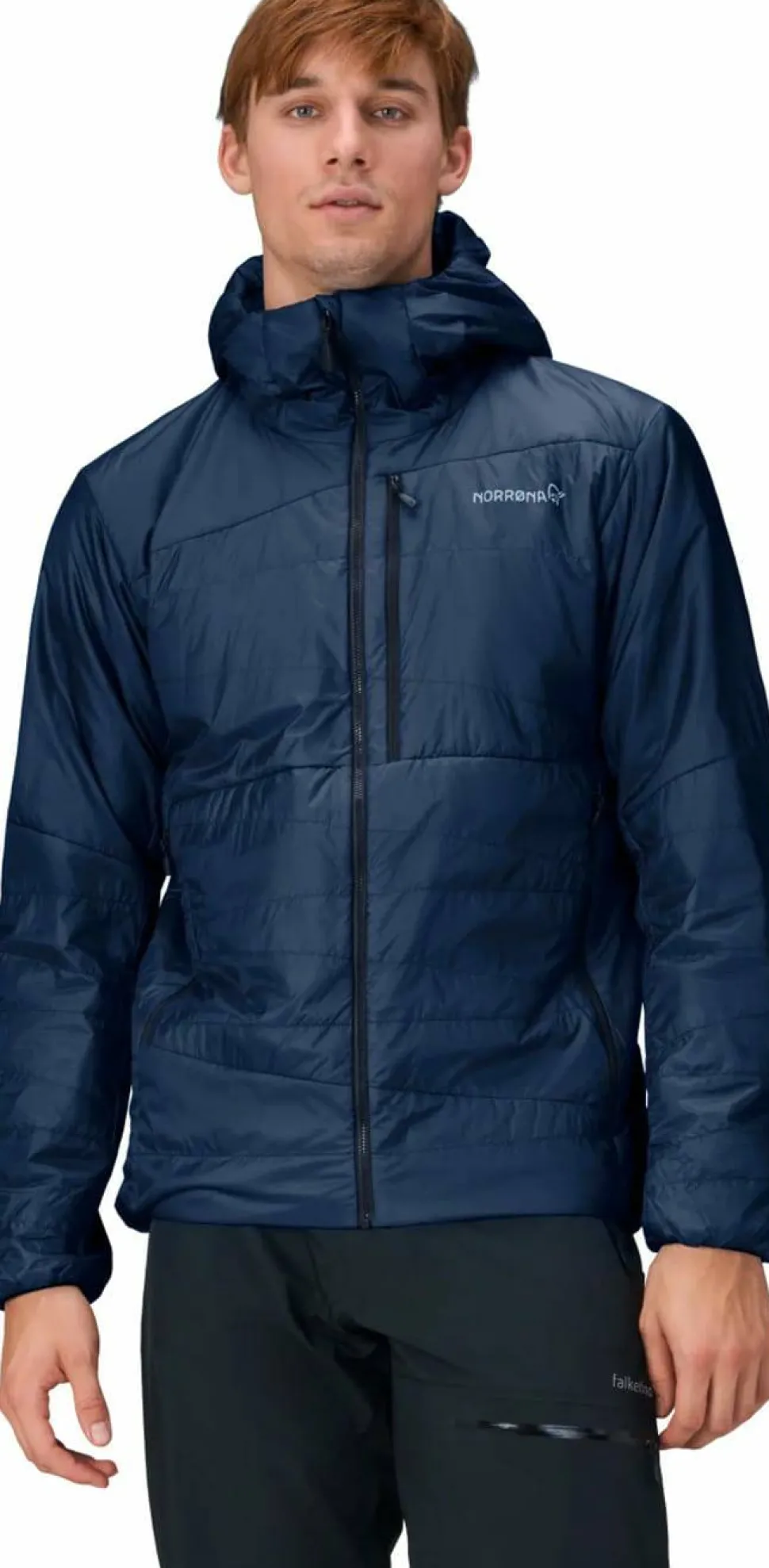 Norrøna Men's Falketind Thermo40 Hood Indigo Night Blue