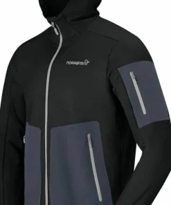 Norrøna Men's Falketind Warm Stretch Hood Caviar Black