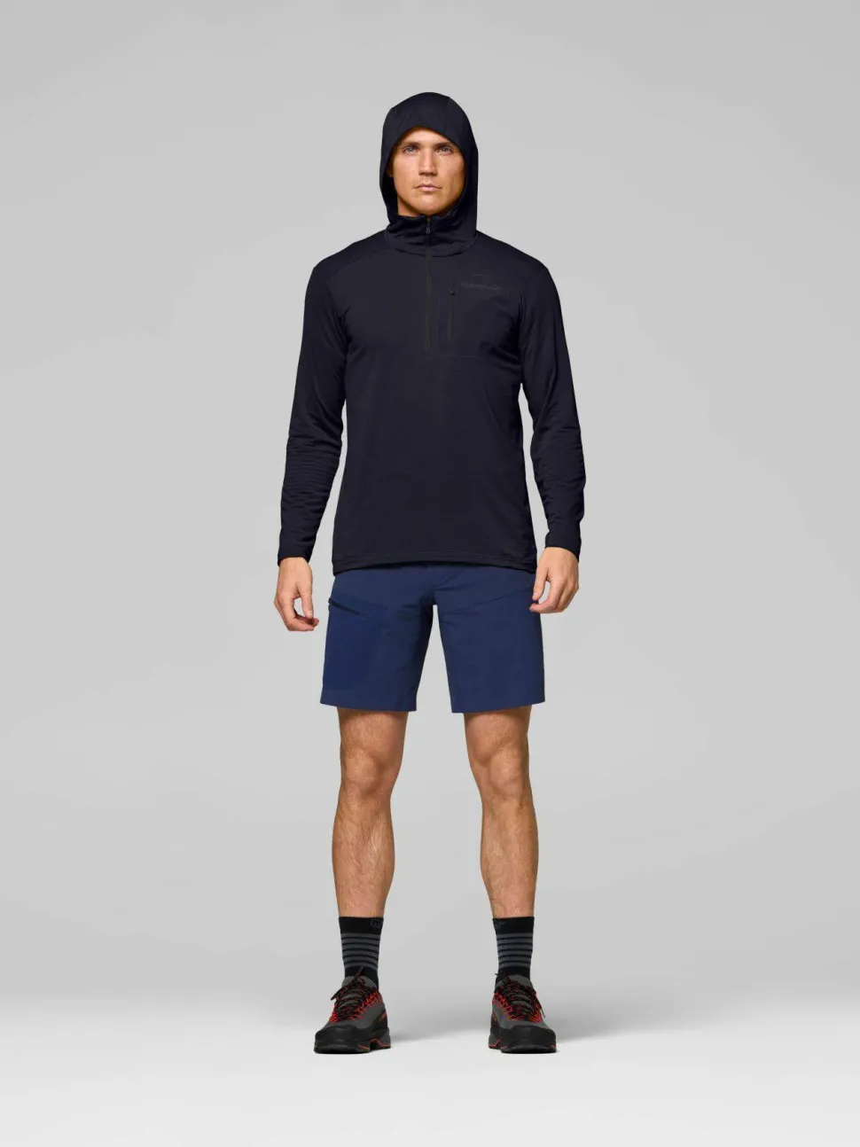 Norrøna Men's Falketind Warm1 Hood Caviar Black