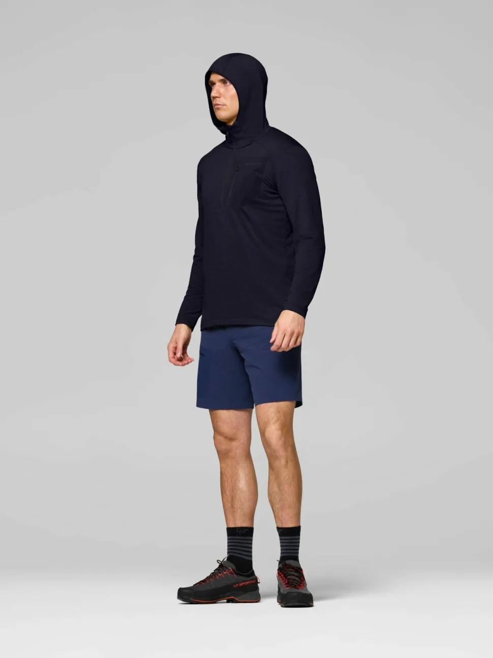 Norrøna Men's Falketind Warm1 Hood Caviar Black