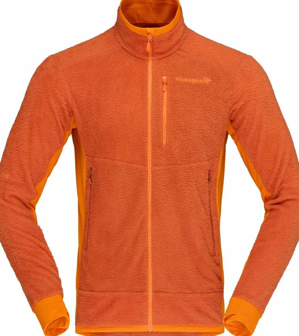 Norrøna Men's Falketind Warm1 Active Jacket Gold Flame/Exuberance