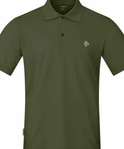 Norrøna Men's femund cotton Polo Shirt Olive Night