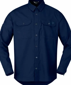 Norrøna Men's Femund Cotton Shirt Navy Blazer