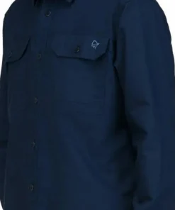 Norrøna Men's Femund Cotton Shirt Navy Blazer