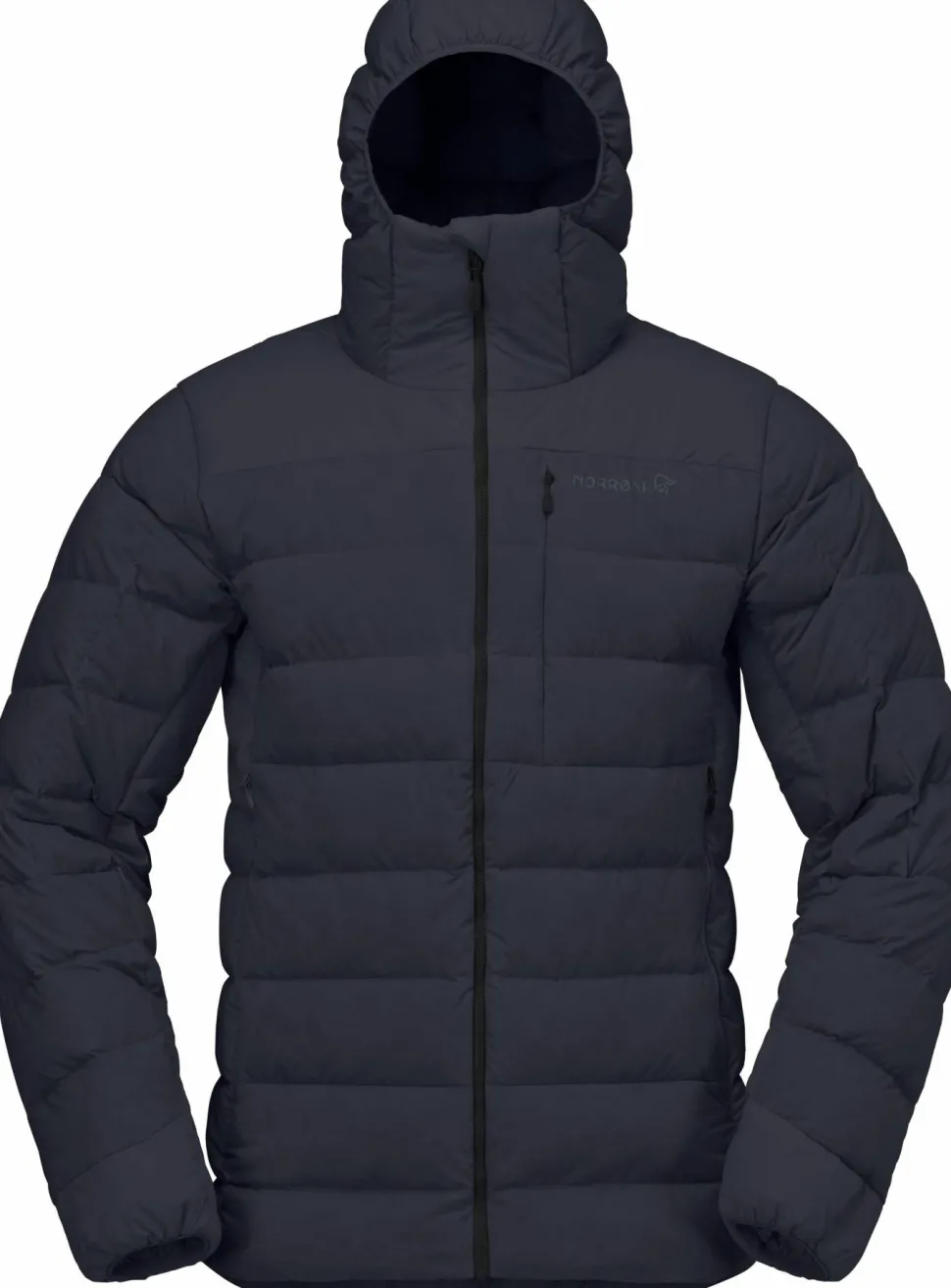 Norrøna Men's Femund Down700 Zip Hood Caviar Black