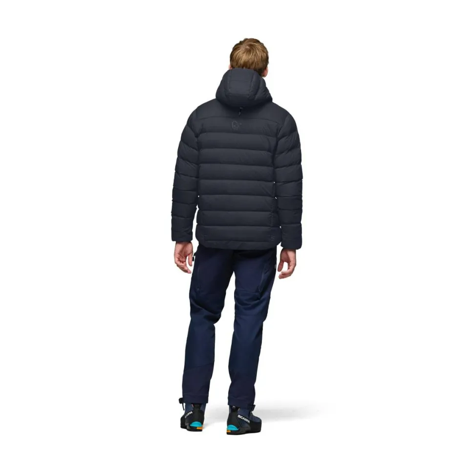 Norrøna Men's Femund Down700 Zip Hood Caviar Black
