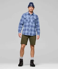 Norrøna Men's Femund Flannel Lightweight Shirt Frozen Fjord