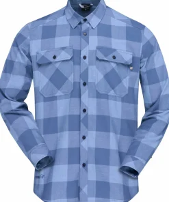 Norrøna Men's Femund Flannel Lightweight Shirt Frozen Fjord