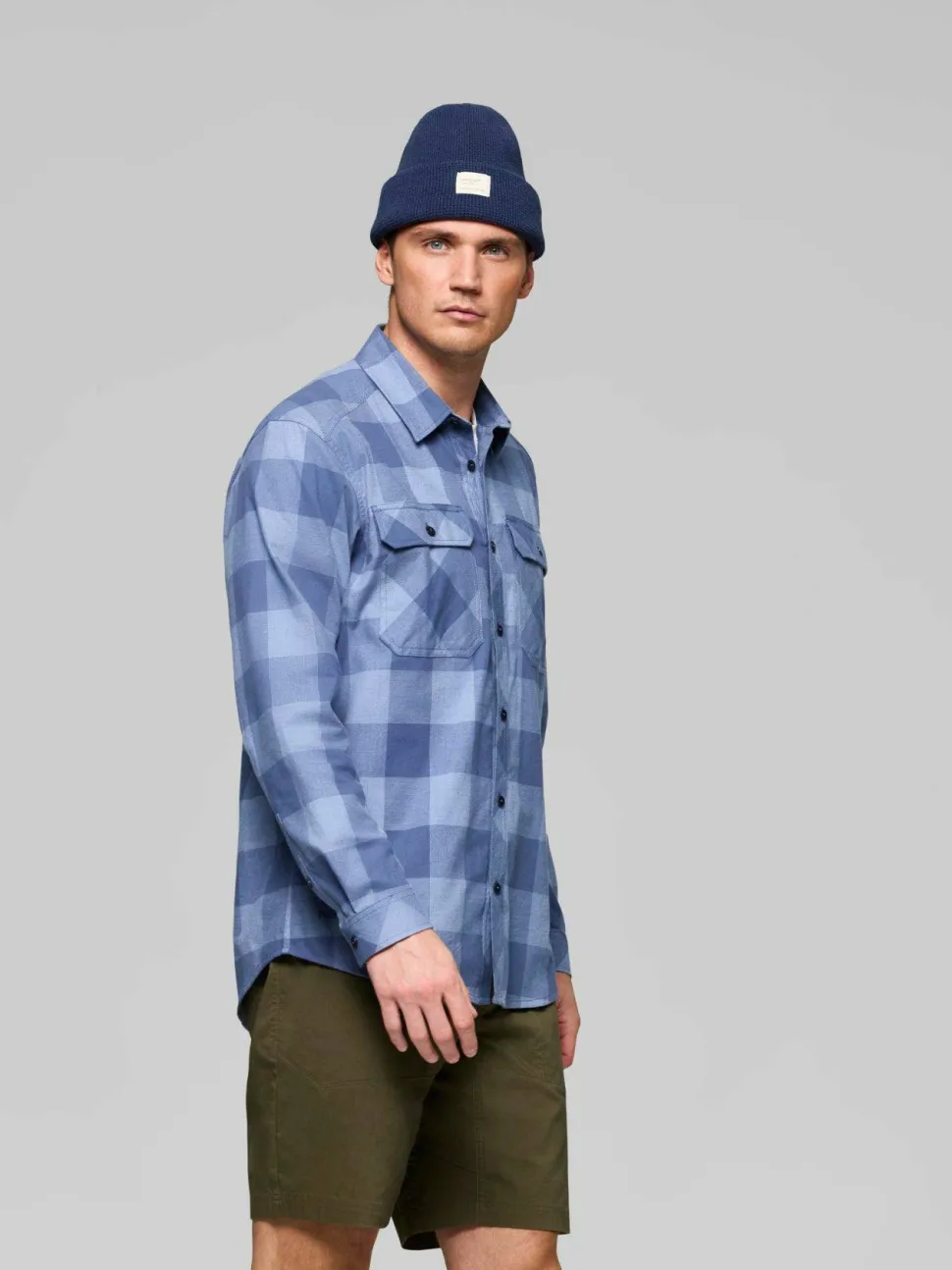 Norrøna Men's Femund Flannel Lightweight Shirt Frozen Fjord