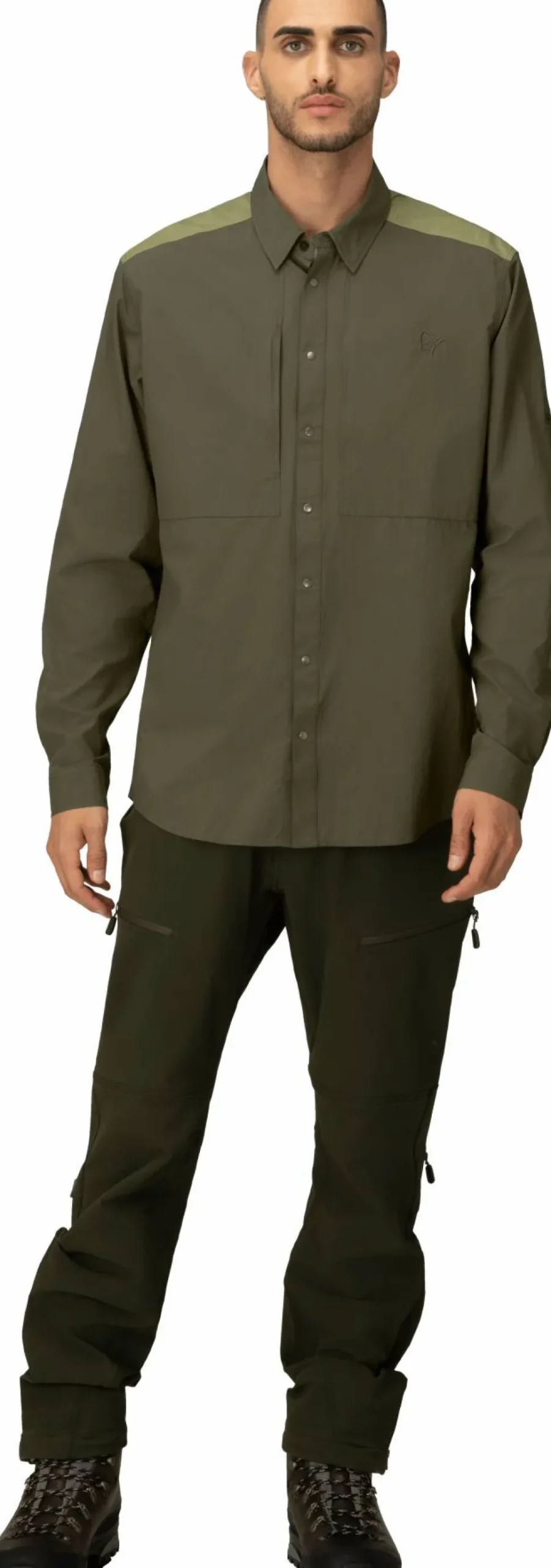 Norrøna Men's Femund Light Shirt Olive Night