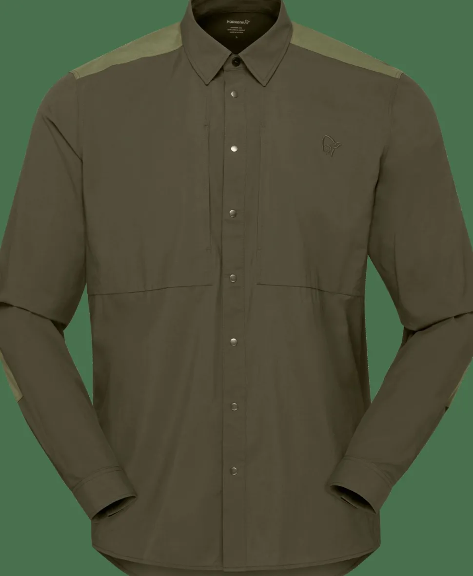 Norrøna Men's Femund Light Shirt Olive Night