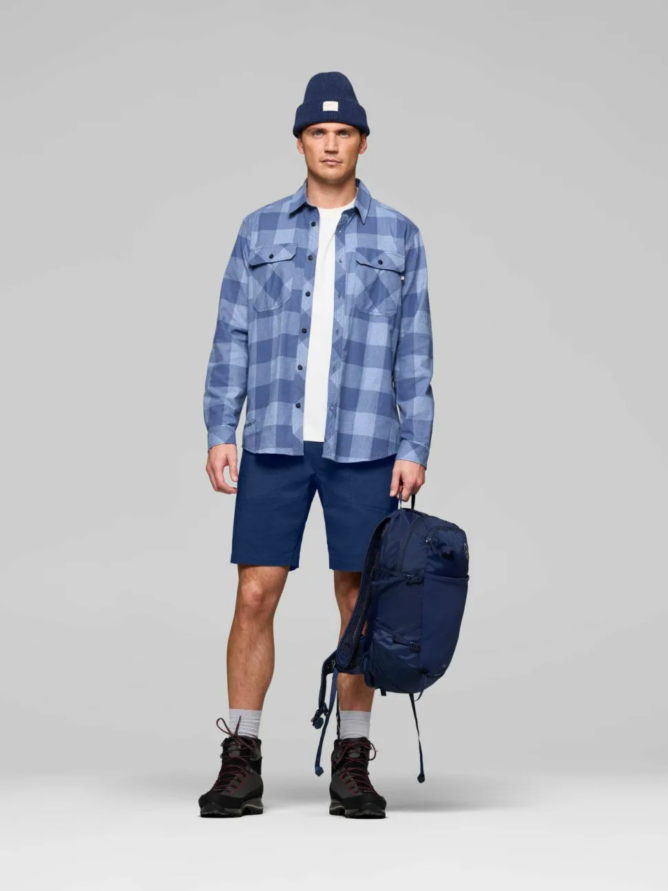 Norrøna Men's Femund Mid Cotton Shorts Indigo Night