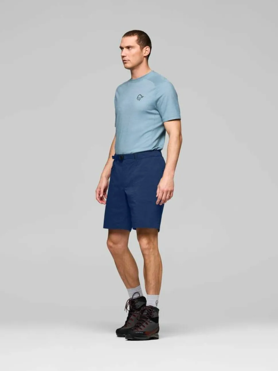 Norrøna Men's Femund Mid Cotton Shorts Indigo Night