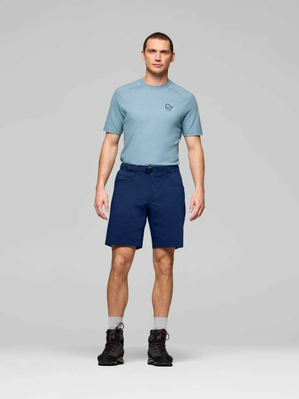 Norrøna Men's Femund Mid Cotton Shorts Indigo Night