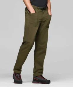 Norrøna Men's Femund Mid Cotton Pants Olive Night