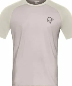 Norrøna Men's Femund PureUll T-Shirt Oatmeal/whisper White