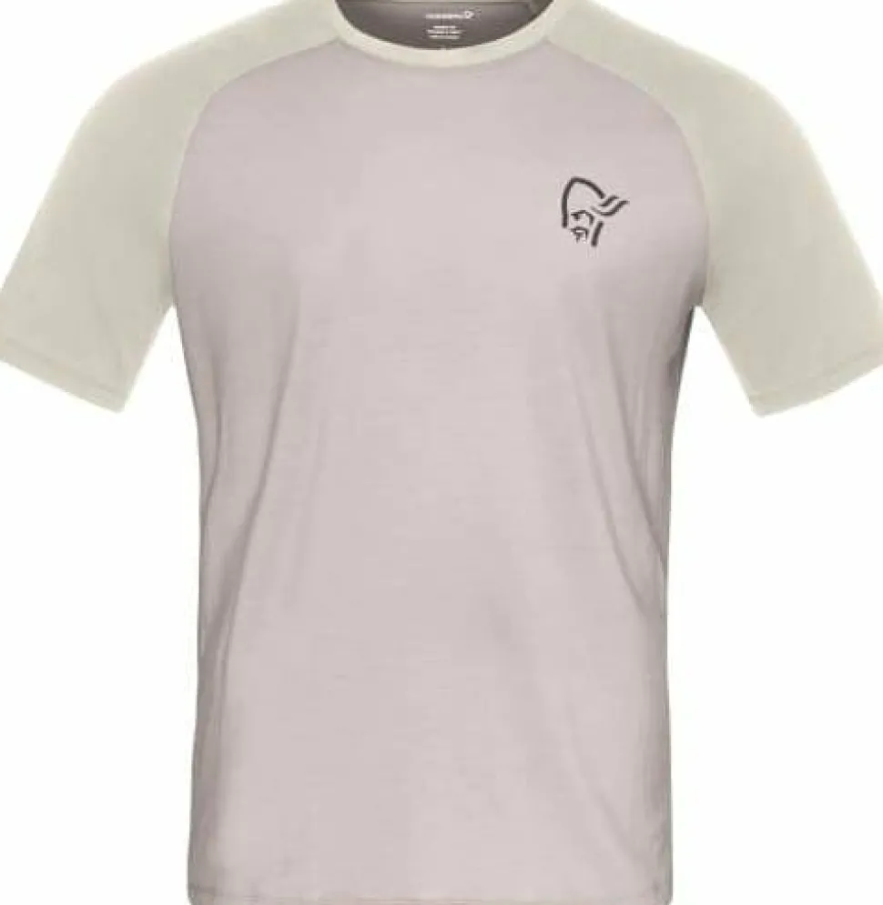 Norrøna Men's Femund PureUll T-Shirt Oatmeal/whisper White