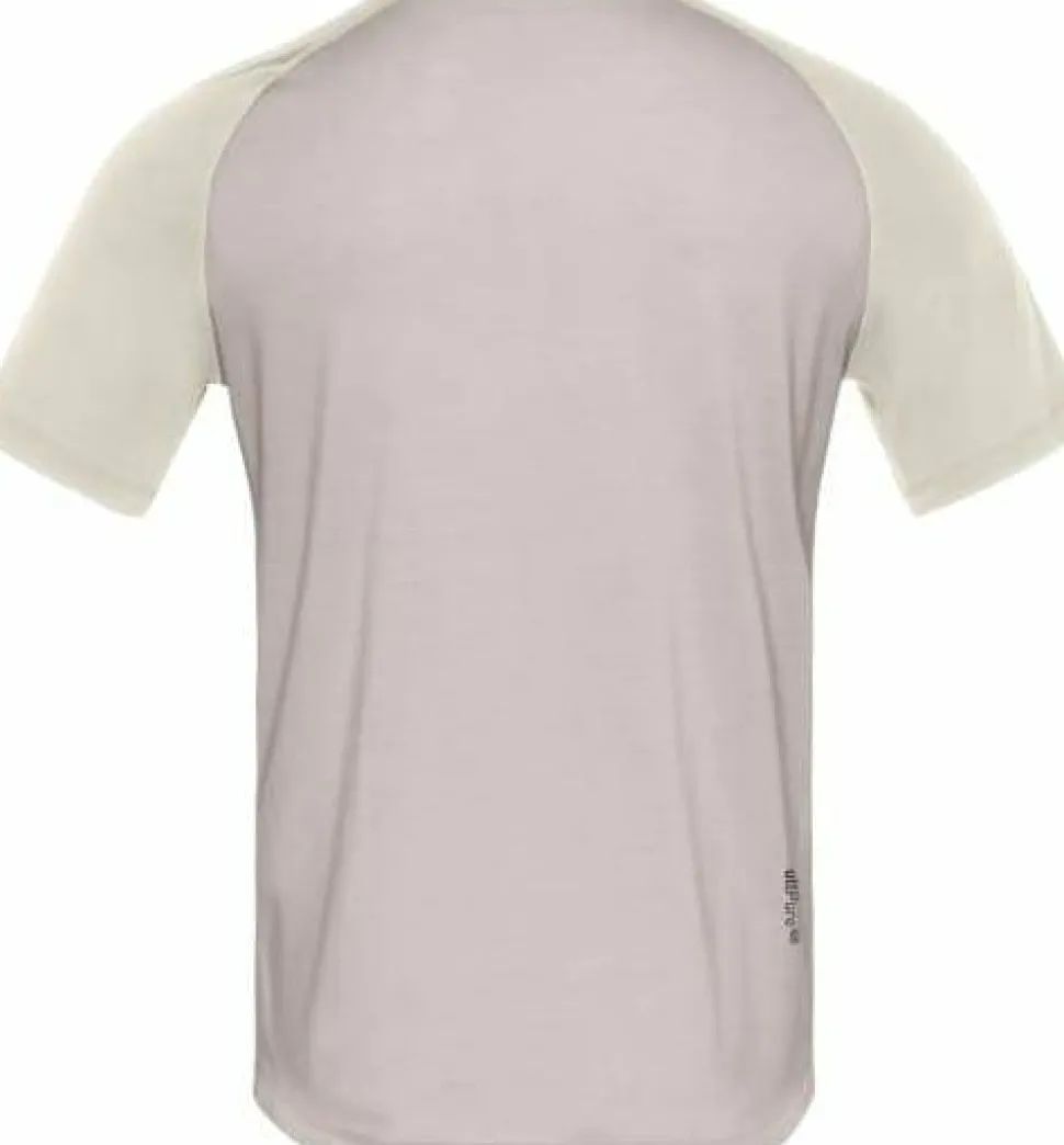 Norrøna Men's Femund PureUll T-Shirt Oatmeal/whisper White